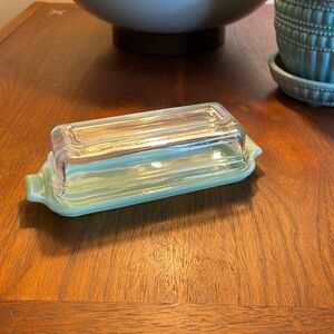 Fire King Jadeite butter dish